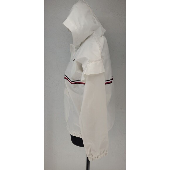 Clean Girl Soft Girl White Windbreaker Coat Jacket | Tommy Hilfiger Girls 12/14 - Picture 4 of 8
